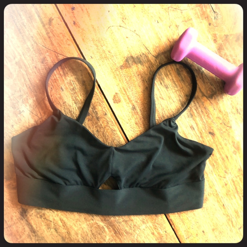 Fabletics Black Sports Bra size small